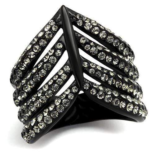 Vintage Engagement Rings TK2097 - Stainless Steel Ring with Crystal
