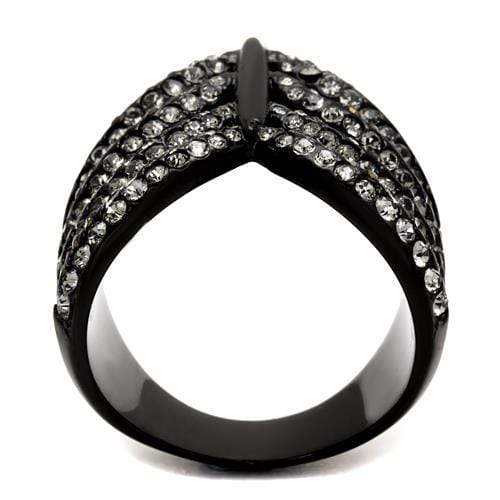 Vintage Engagement Rings TK2097 - Stainless Steel Ring with Crystal