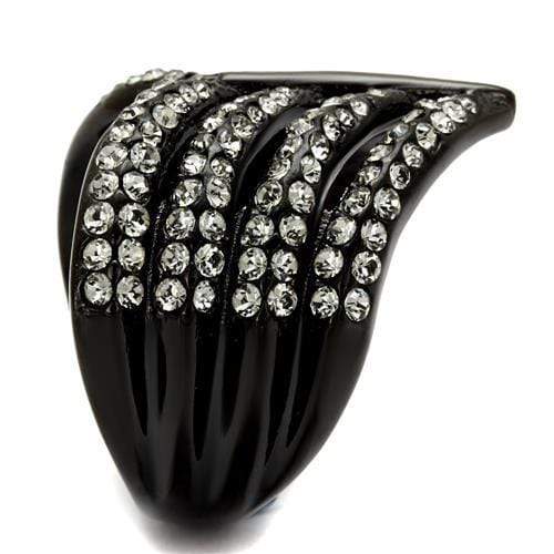 Vintage Engagement Rings TK2097 - Stainless Steel Ring with Crystal