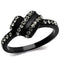 Silver Jewelry Rings Vintage Engagement Rings TK2100 - Stainless Steel Ring with Crystal Alamode Fashion Jewelry Outlet