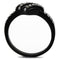 Vintage Engagement Rings TK2100 - Stainless Steel Ring with Crystal