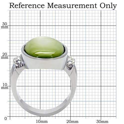 Vintage Engagement Rings TK211 Stainless Steel Ring with Precious Stone