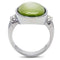 Vintage Engagement Rings TK211 Stainless Steel Ring with Precious Stone