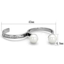 Silver Jewelry Rings Vintage Engagement Rings TK2110 Stainless Steel Ring with Synthetic Alamode Fashion Jewelry Outlet
