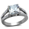 Vintage Engagement Rings TK2112 Stainless Steel Ring with AAA Grade CZ