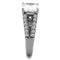 Silver Jewelry Rings Vintage Engagement Rings TK2112 Stainless Steel Ring with AAA Grade CZ Alamode Fashion Jewelry Outlet