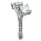 Vintage Engagement Rings TK2113 Stainless Steel Ring with AAA Grade CZ