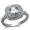 Vintage Engagement Rings TK2114 Stainless Steel Ring with AAA Grade CZ
