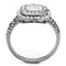 Vintage Engagement Rings TK2114 Stainless Steel Ring with AAA Grade CZ