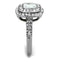 Vintage Engagement Rings TK2114 Stainless Steel Ring with AAA Grade CZ