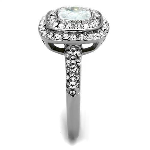Vintage Engagement Rings TK2114 Stainless Steel Ring with AAA Grade CZ