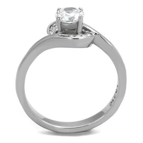 Vintage Engagement Rings TK2116 Stainless Steel Ring with AAA Grade CZ