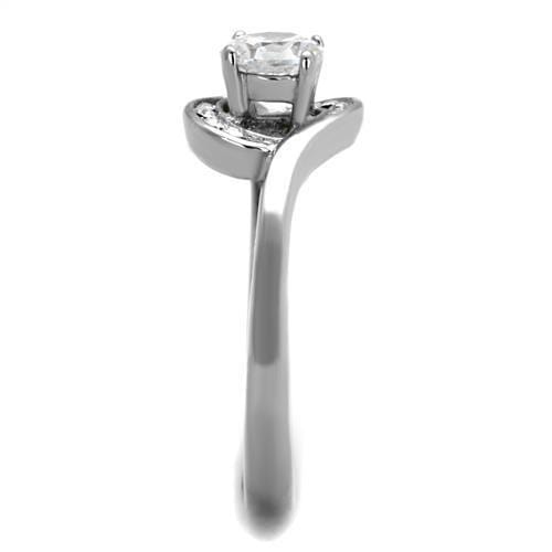 Vintage Engagement Rings TK2116 Stainless Steel Ring with AAA Grade CZ