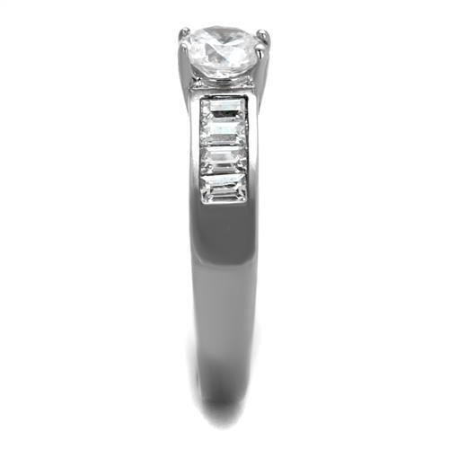 Vintage Engagement Rings TK2117 Stainless Steel Ring with AAA Grade CZ