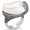 Vintage Engagement Rings TK212 Stainless Steel Ring with Synthetic