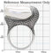 Vintage Engagement Rings TK212 Stainless Steel Ring with Synthetic