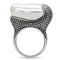 Vintage Engagement Rings TK212 Stainless Steel Ring with Synthetic