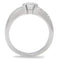Vintage Engagement Rings TK214 Stainless Steel Ring with AAA Grade CZ