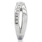 Vintage Engagement Rings TK214 Stainless Steel Ring with AAA Grade CZ