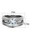 Vintage Engagement Rings TK2165 Stainless Steel Ring with AAA Grade CZ