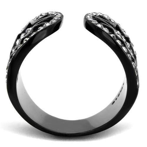 Vintage Engagement Rings TK2166 - Stainless Steel Ring with Crystal