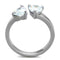 Vintage Engagement Rings TK2167 Stainless Steel Ring with AAA Grade CZ