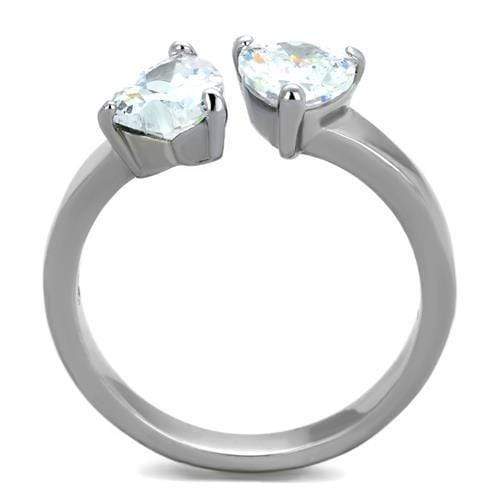 Vintage Engagement Rings TK2167 Stainless Steel Ring with AAA Grade CZ