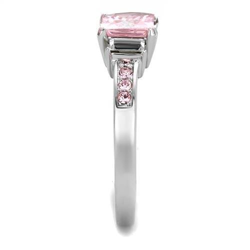 Vintage Engagement Rings TK2169 Stainless Steel Ring with AAA Grade CZ