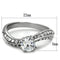 Vintage Engagement Rings TK2171 Stainless Steel Ring with AAA Grade CZ