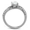 Vintage Engagement Rings TK2171 Stainless Steel Ring with AAA Grade CZ
