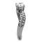 Silver Jewelry Rings Vintage Engagement Rings TK2171 Stainless Steel Ring with AAA Grade CZ Alamode Fashion Jewelry Outlet