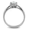 Vintage Engagement Rings TK2172 Stainless Steel Ring with AAA Grade CZ