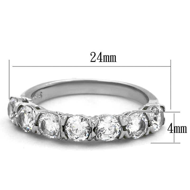 Vintage Engagement Rings TK2182 Stainless Steel Ring with AAA Grade CZ