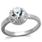 Vintage Engagement Rings TK2183 Stainless Steel Ring with Crystal
