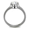 Vintage Engagement Rings TK2183 Stainless Steel Ring with Crystal