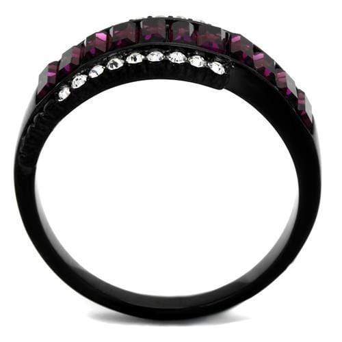Vintage Engagement Rings TK2191 - Stainless Steel Ring with Crystal
