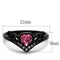 Vintage Engagement Rings TK2192 - Stainless Steel Ring with Crystal