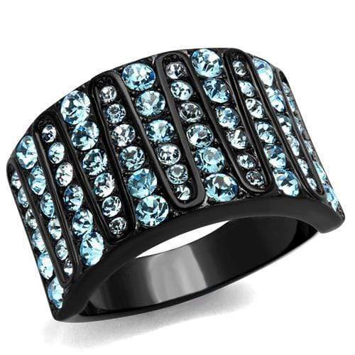 Vintage Engagement Rings TK2198 - Stainless Steel Ring with Crystal