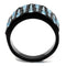 Vintage Engagement Rings TK2198 - Stainless Steel Ring with Crystal