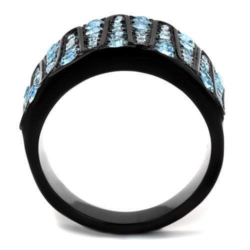 Vintage Engagement Rings TK2198 - Stainless Steel Ring with Crystal
