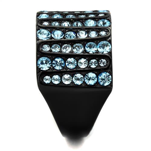 Vintage Engagement Rings TK2198 - Stainless Steel Ring with Crystal