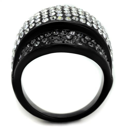 Vintage Engagement Rings TK2200 - Stainless Steel Ring with Crystal