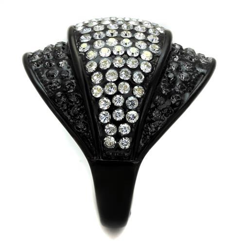 Vintage Engagement Rings TK2200 - Stainless Steel Ring with Crystal