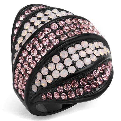 Vintage Engagement Rings TK2201 - Stainless Steel Ring with Crystal