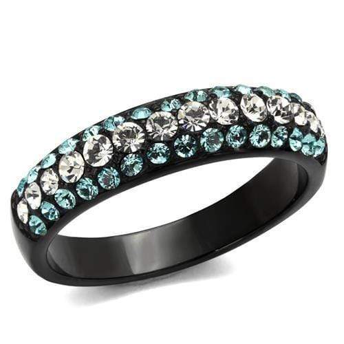 Vintage Engagement Rings TK2205 - Stainless Steel Ring with Crystal