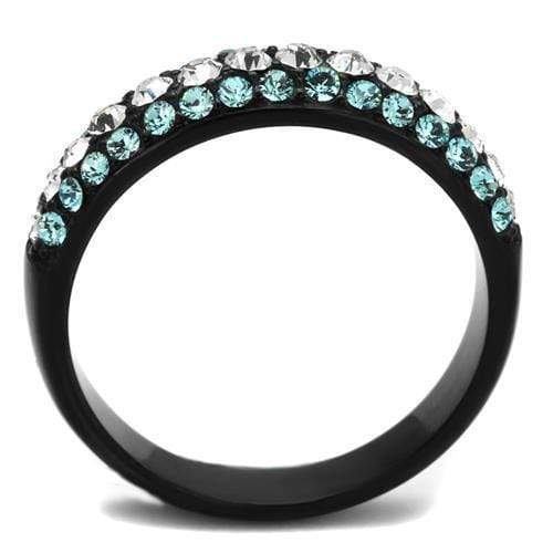 Vintage Engagement Rings TK2205 - Stainless Steel Ring with Crystal