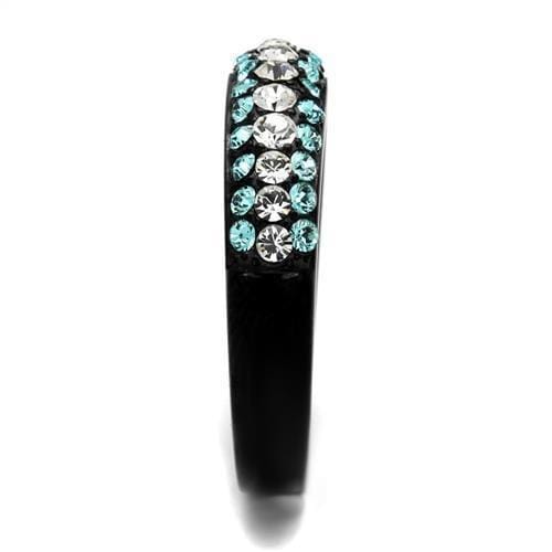 Vintage Engagement Rings TK2205 - Stainless Steel Ring with Crystal