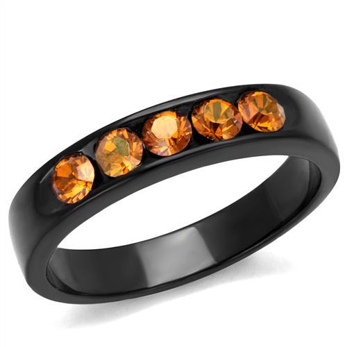 Vintage Engagement Rings TK2206 - Stainless Steel Ring with Crystal