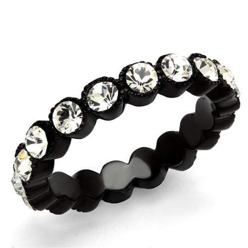 Vintage Engagement Rings TK2207 - Stainless Steel Ring with Crystal