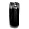 Vintage Engagement Rings TK2210 Black - Stainless Steel Ring with CZ